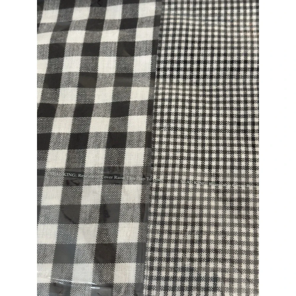 Padma Buffalo Check Tablecloth-Country Gingham Rustic Farmhouse 54x54‎ NEW